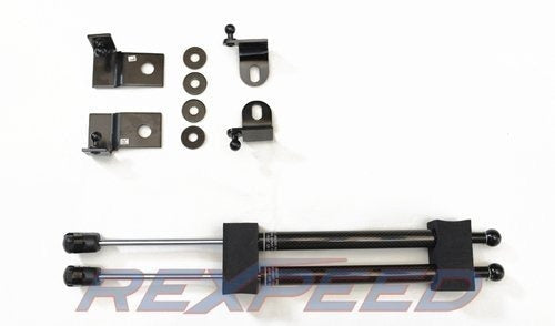 Rexpeed Carbon Fiber Hood Dampers - 2013-2020 Scion FR-S / Subaru BRZ / Toyota 86