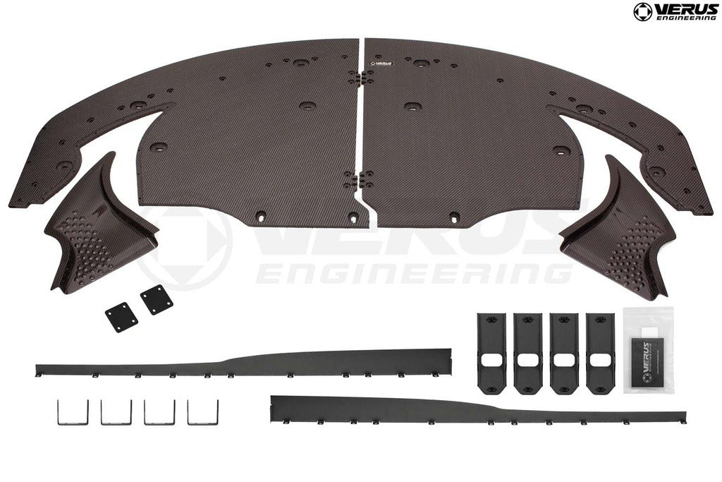 VERA0420A Verus Engineering High-Downforce Front Splitter Kit - 2020+ Toyota Supra,