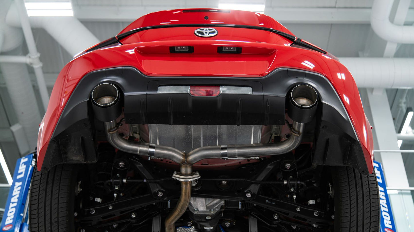 MBRS48053CF MBRP Axle Back Exhaust Dual Split Carbon Tips - 2022+ Toyota GR86 / Subaru BRZ,