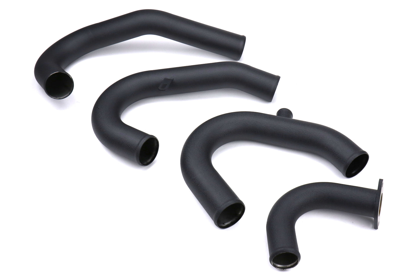 ETS200-40-ICP-001 ETS Front Mount Intercooler Piping Kit - 2015-2018 WRX-Wrinkle Black - Stainless Steel-Stock BOV-Stock,