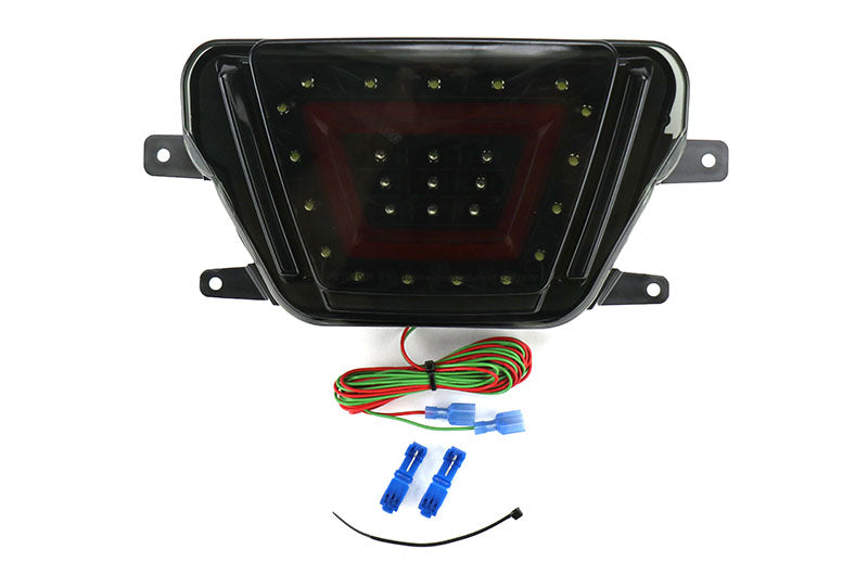 OLM V2 F1 Style Multifunction 4th Brake Light (Smoke Lens / Black Base / Red Bar) - 2020-2024 Toyota GR Supra