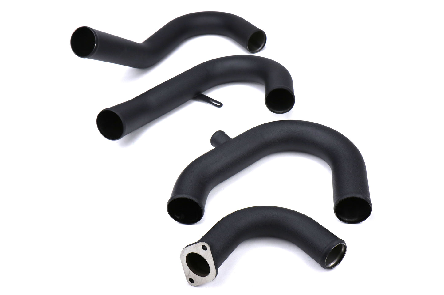 ETS200-40-ICP-001 ETS Front Mount Intercooler Piping Kit - 2015-2018 WRX-Wrinkle Black - Stainless Steel-Stock BOV-Stock,
