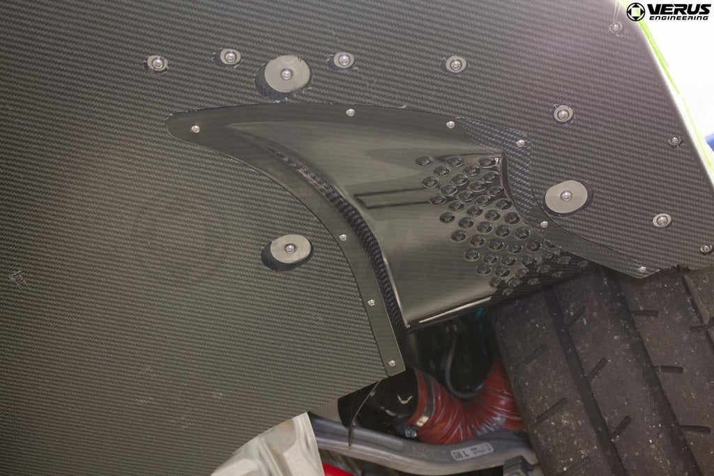 VERA0420A Verus Engineering High-Downforce Front Splitter Kit - 2020+ Toyota Supra,