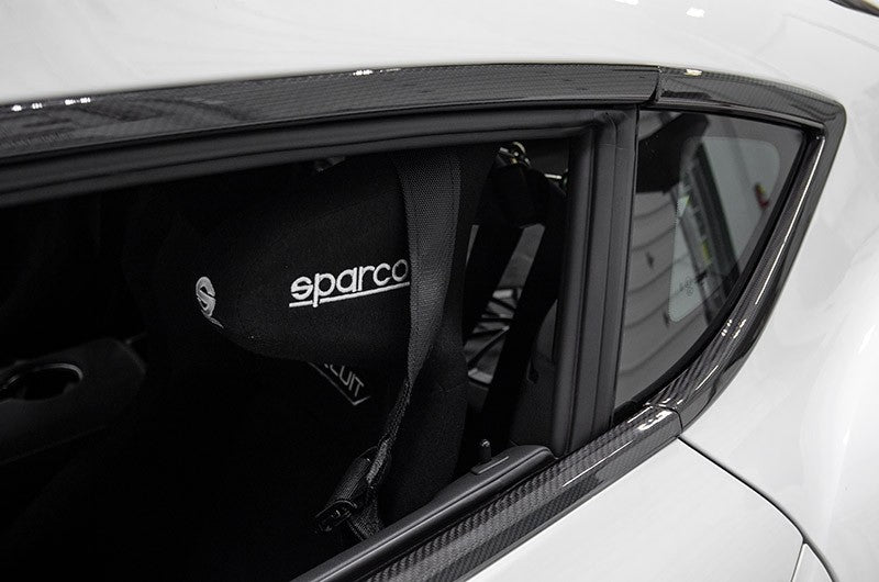OLMA.70126.1 OLM LE Carbon Fiber Door Molding Covers (6pc) - 2020 Supra,
