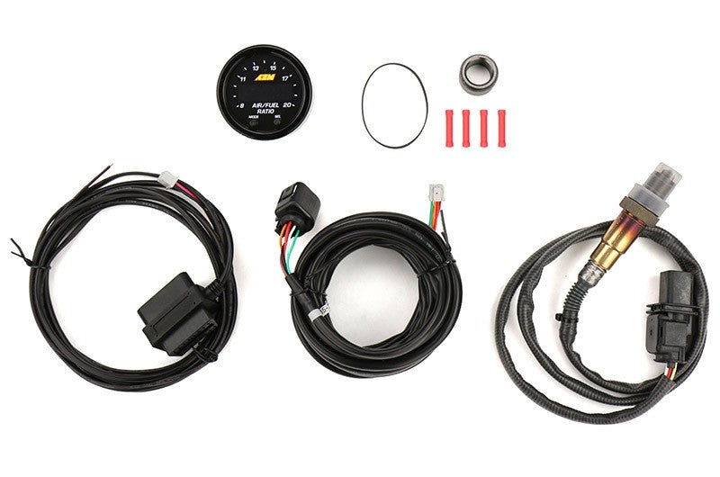 AEI30-0334 AEM Electronics X-Series Wideband AFR Gauge w/OBDII Connectivity - Universal,