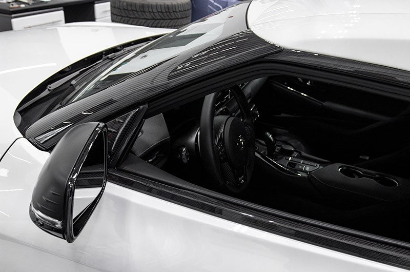 OLMA.70126.1 OLM LE Carbon Fiber Door Molding Covers (6pc) - 2020 Supra,