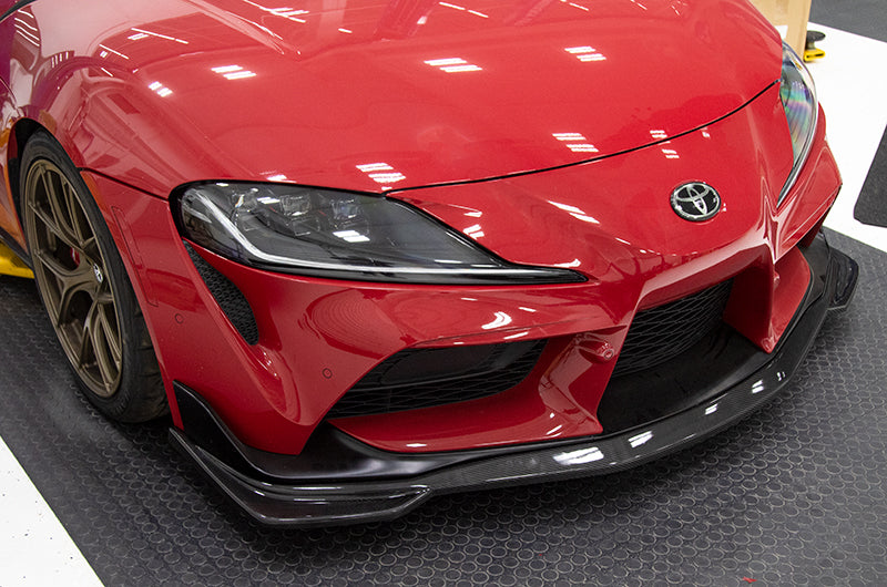 OLMA.70208.1 OLM V1 MT Style Carbon Fiber Front Lip - 2020-2021 Toyota A90 Supra,