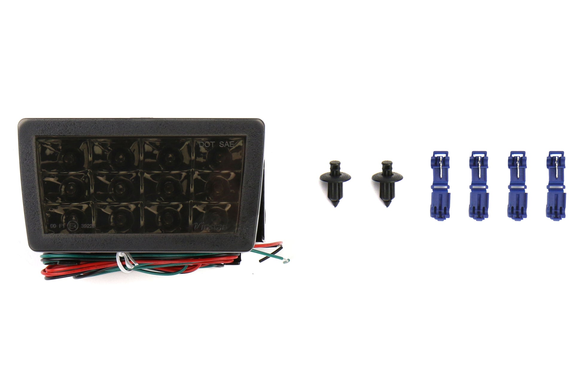 GCS2015WRXRFOGV2SM GCS CS Style Rear F1 Fog / Brake Light - 2015+ WRX / 2015+ STI / 2013+ Crosstrek-Smoked,