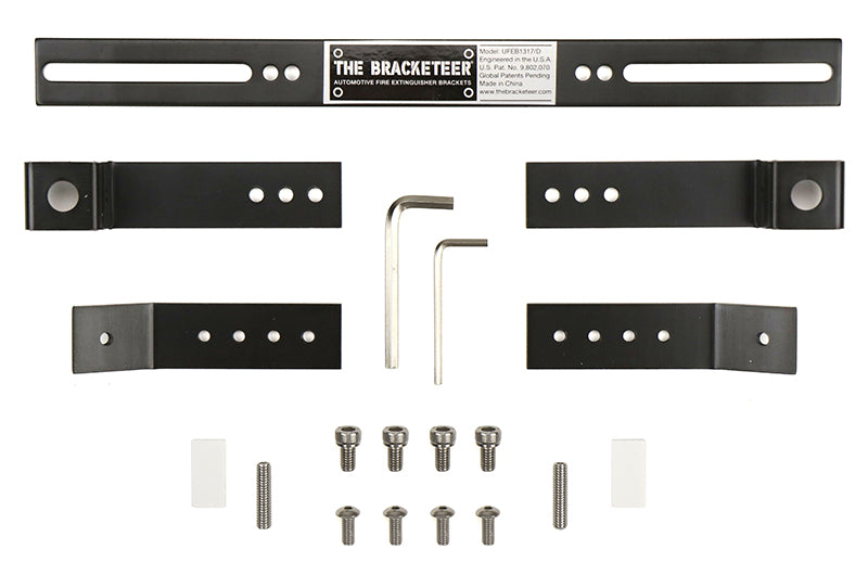 BRKUFEB1317/D The Bracketeer Universal Car Fire Extinguisher Bracket,