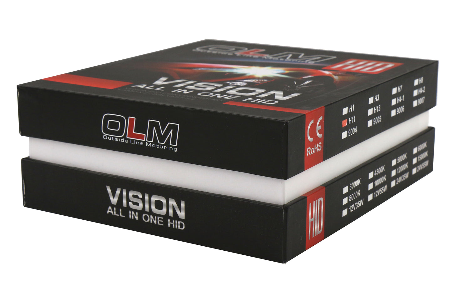 OLMOLM-AIOH114300K OLM H11 All in One HID Kit - 4300K,