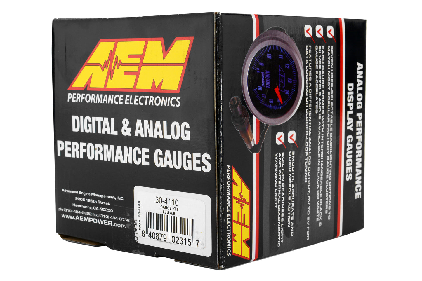 AEI30-4110 AEM Digital Wideband A/F - Universal,
