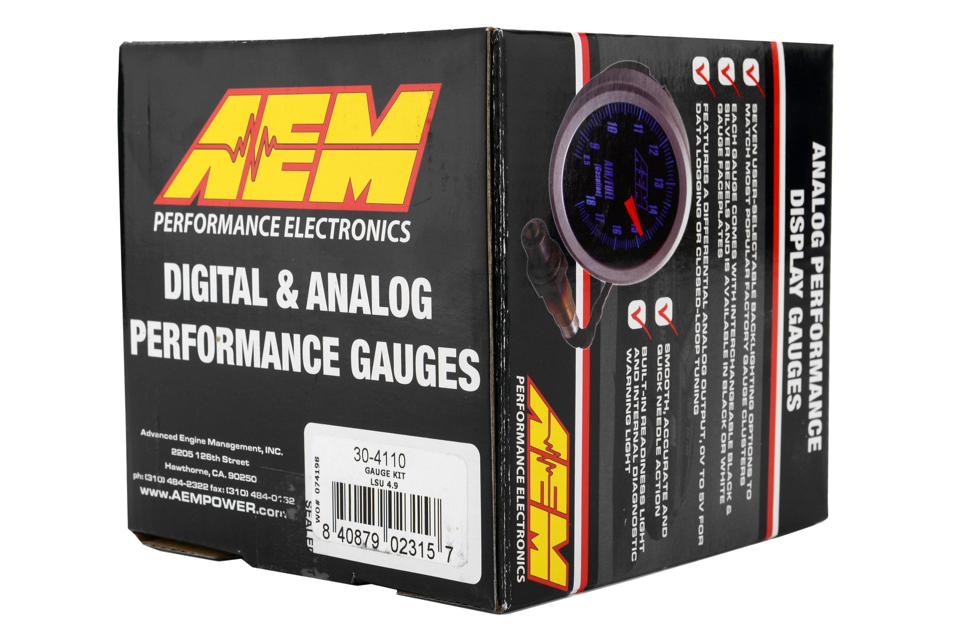 AEI30-4110 AEM Digital Wideband A/F - Universal,