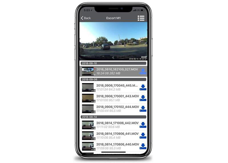 ESC0100671 Escort M1 Dash Camera,