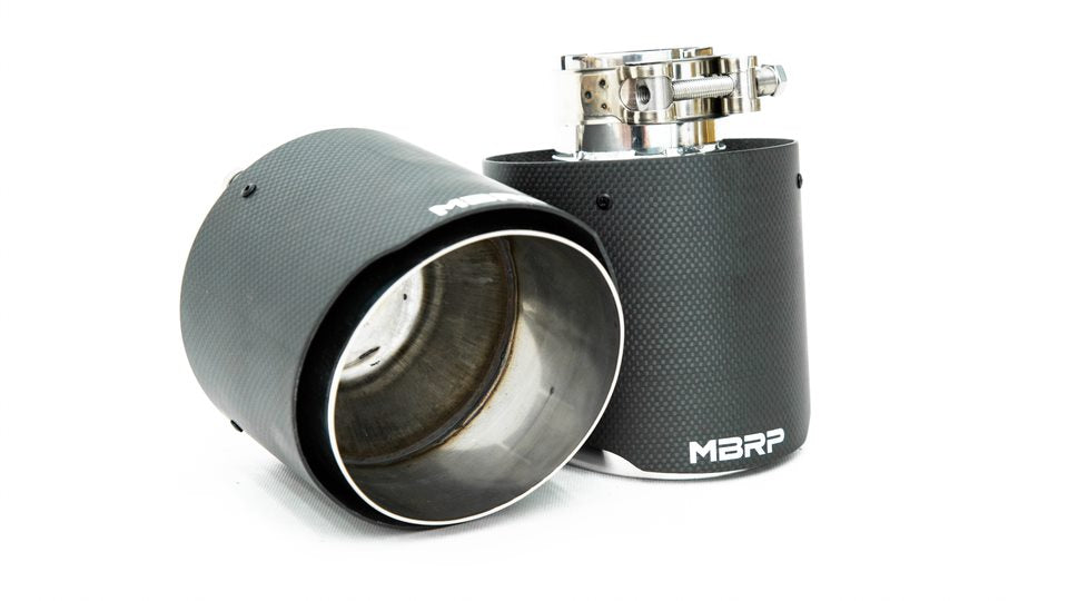 MBRS48053CF MBRP Axle Back Exhaust Dual Split Carbon Tips - 2022+ Toyota GR86 / Subaru BRZ,