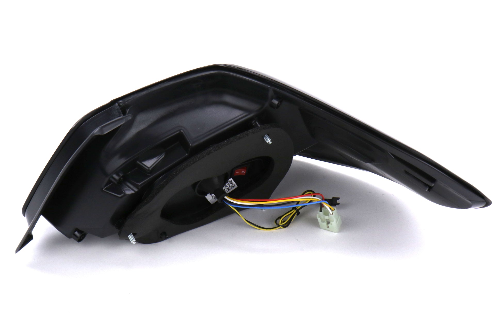 SBSSS15WRX-TR-CBW SubiSpeed USDM TR Style Sequential Tail Lights (CBW) - 2015+ WRX / 2015+ STI-Clear Lens with Black Reflector and White Running Light,