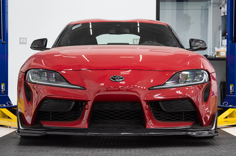 OLMA.70208.1 OLM V1 MT Style Carbon Fiber Front Lip - 2020-2021 Toyota A90 Supra,