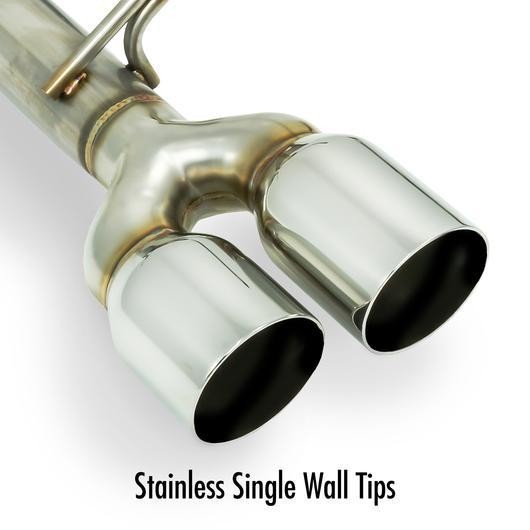 REMRO-TSSP-S Remark Axleback Exhaust for SPT - 2015-2020 WRX / STI-Stainless Steel-Single Wall,