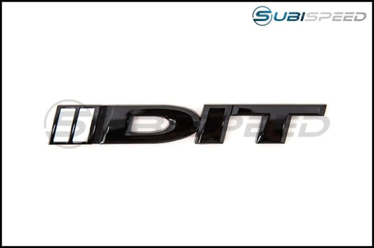 RSP DIT Emblem (Gloss Black w/ White Bars) - 2015-2021 Subaru WRX / 2013-2017 Forester XT