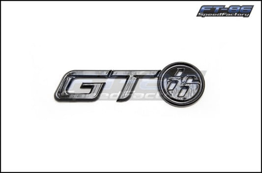 Toyota Gloss Black GT86 Trunk Emblem - 2013+ FR-S