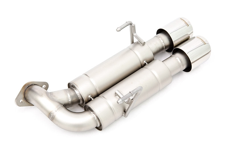 CPESBAE00002T CP-E Austenite Axle Back Quad Mufflers 4in Titan Tips - 2015+ WRX / STI,