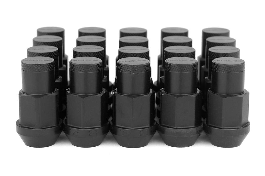 VLKW4212125B Rays 42MM 12x1.25 Lug Duralumin Nut Set 12x1.25 - 2015+ WRX / 2015+ STI / 2013+ FT86-Black,