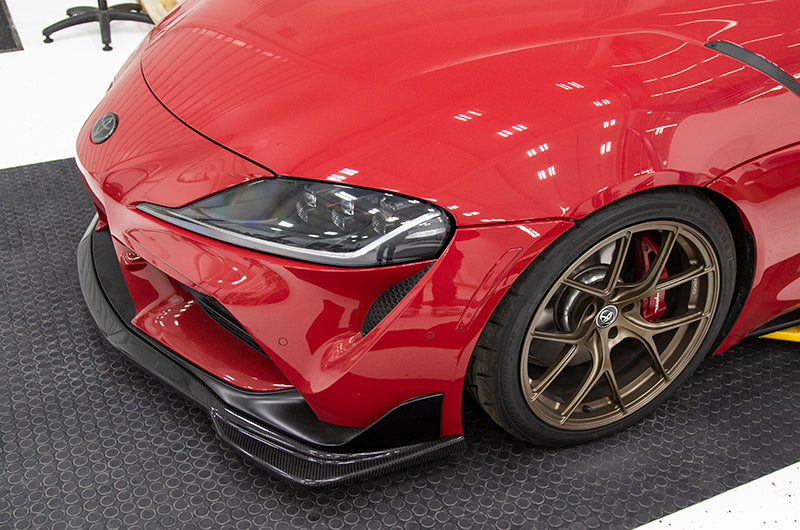 OLMA.70208.1 OLM V1 MT Style Carbon Fiber Front Lip - 2020-2021 Toyota A90 Supra,