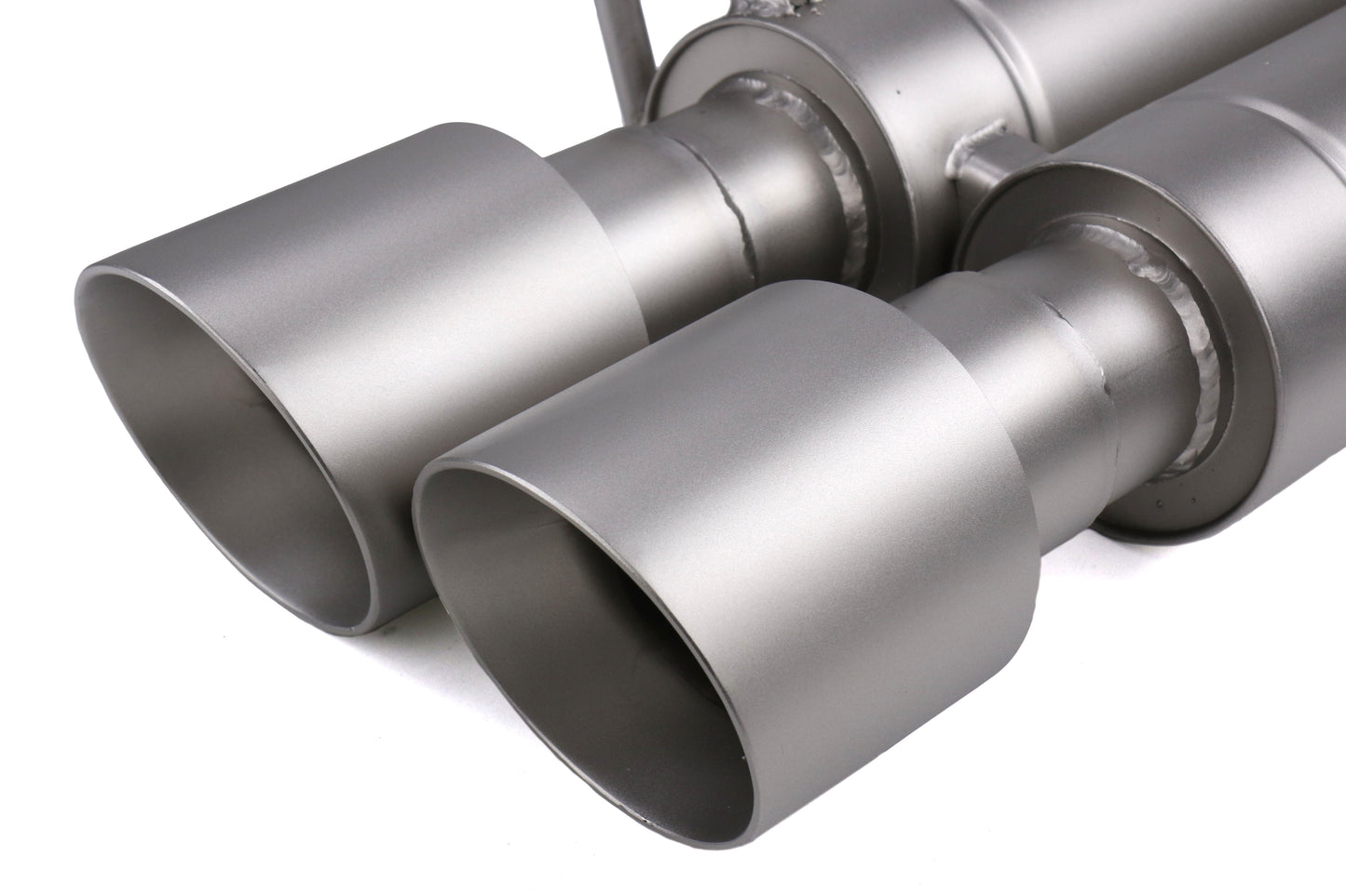 CPESBAE00002T CP-E Austenite Axle Back Quad Mufflers 4in Titan Tips - 2015+ WRX / STI,