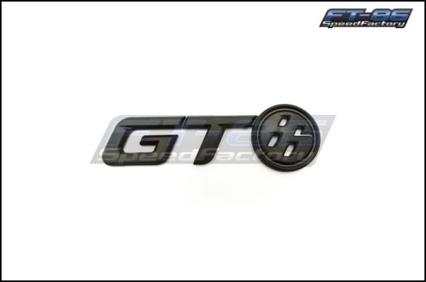 Toyota Matte Black GT86 Trunk Emblem - 2013+ FR-S