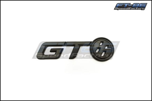 Toyota Matte Black GT86 Trunk Emblem - 2013+ FR-S