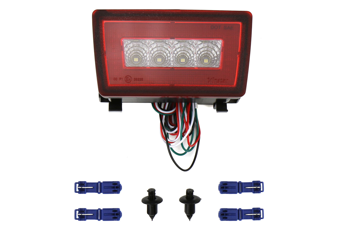GCS2015WRXRFOGRD GCS Rear Fog / Brake / Reverse Light - 2015+ WRX / 2015+ STI-Red,
