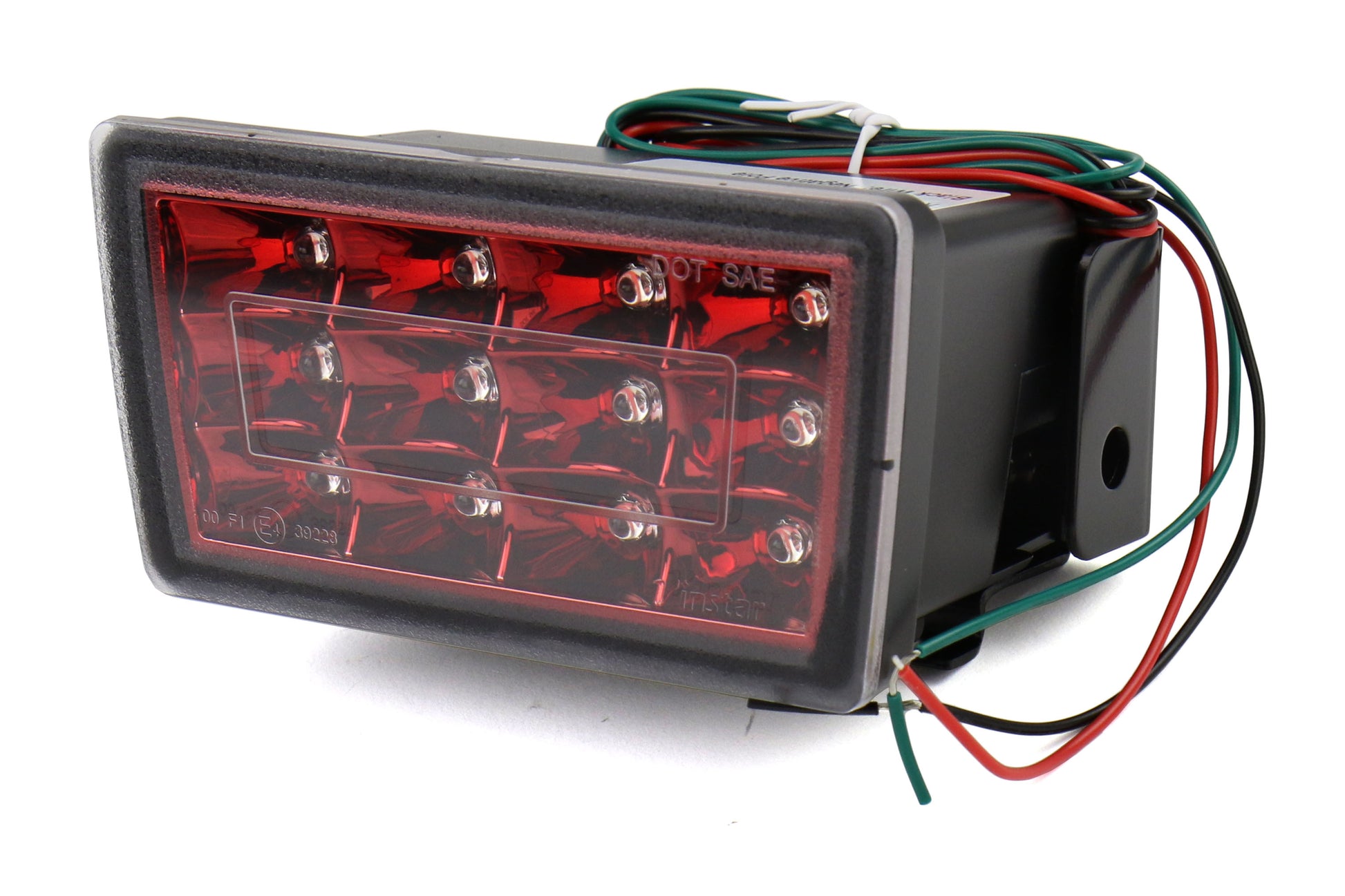 GCS2015WRXRFOGV2RC GCS CS Style Rear F1 Fog / Brake Light - 2015+ WRX / 2015+ STI / 2013+ Crosstrek-Clear Lens with Red Reflector,