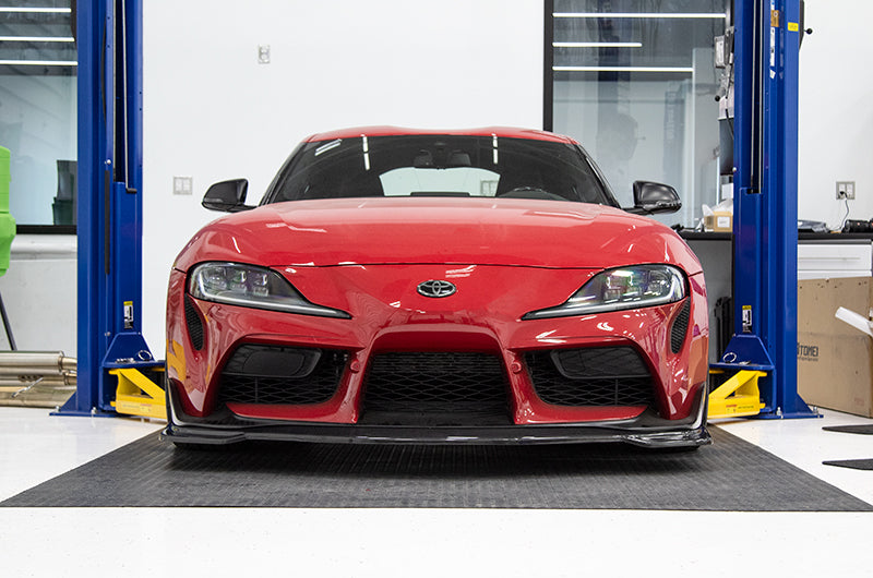 OLMA.70208.1 OLM V1 MT Style Carbon Fiber Front Lip - 2020-2021 Toyota A90 Supra,