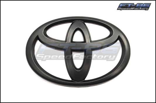 JDM Station FRS GT86 Matte Black Toyota Emblem FRONT - 2017-2020 Toyota 86 BUNDLE