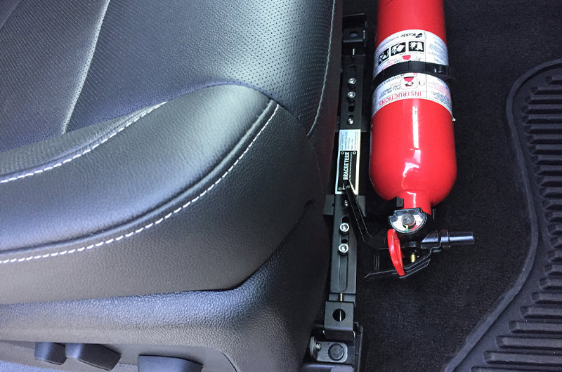 BRKUFEB1317/D The Bracketeer Universal Car Fire Extinguisher Bracket,