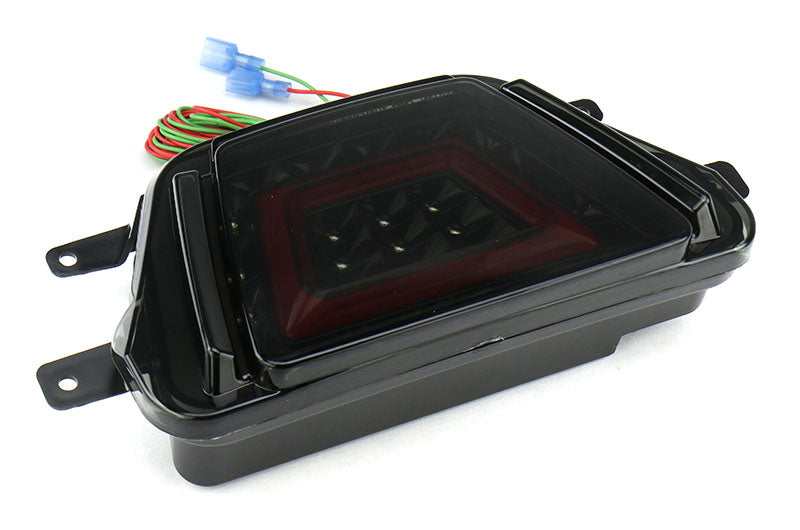OLM V2 F1 Style Multifunction 4th Brake Light (Smoke Lens / Black Base / Red Bar) - 2020-2024 Toyota GR Supra
