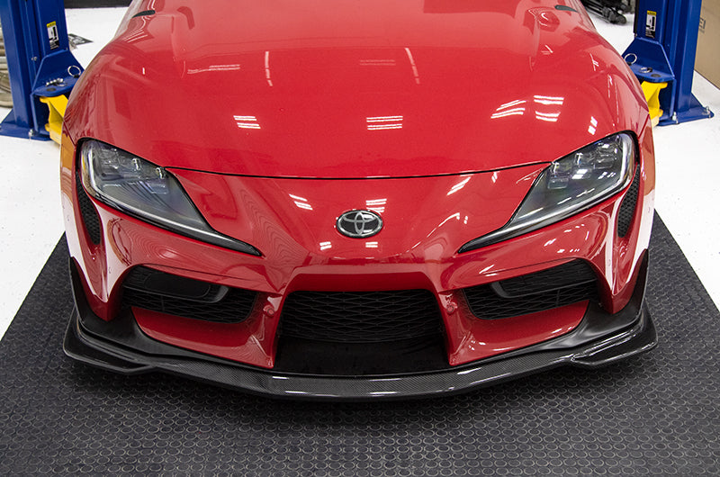 OLMA.70208.1 OLM V1 MT Style Carbon Fiber Front Lip - 2020-2021 Toyota A90 Supra,