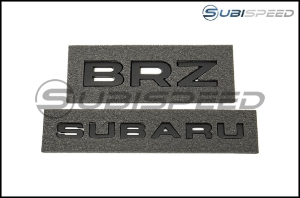Subaru BRZ Black Trunk Emblems