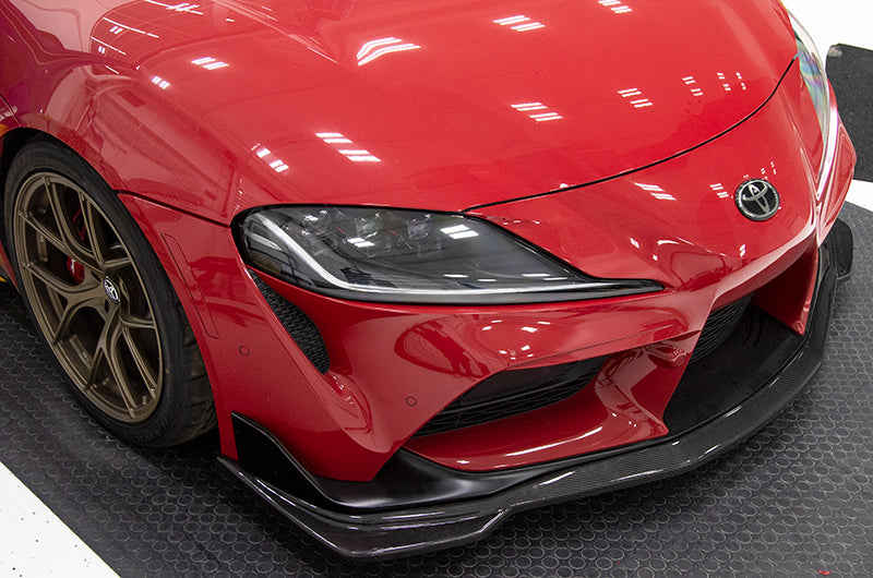 OLMA.70208.1 OLM V1 MT Style Carbon Fiber Front Lip - 2020-2021 Toyota A90 Supra,