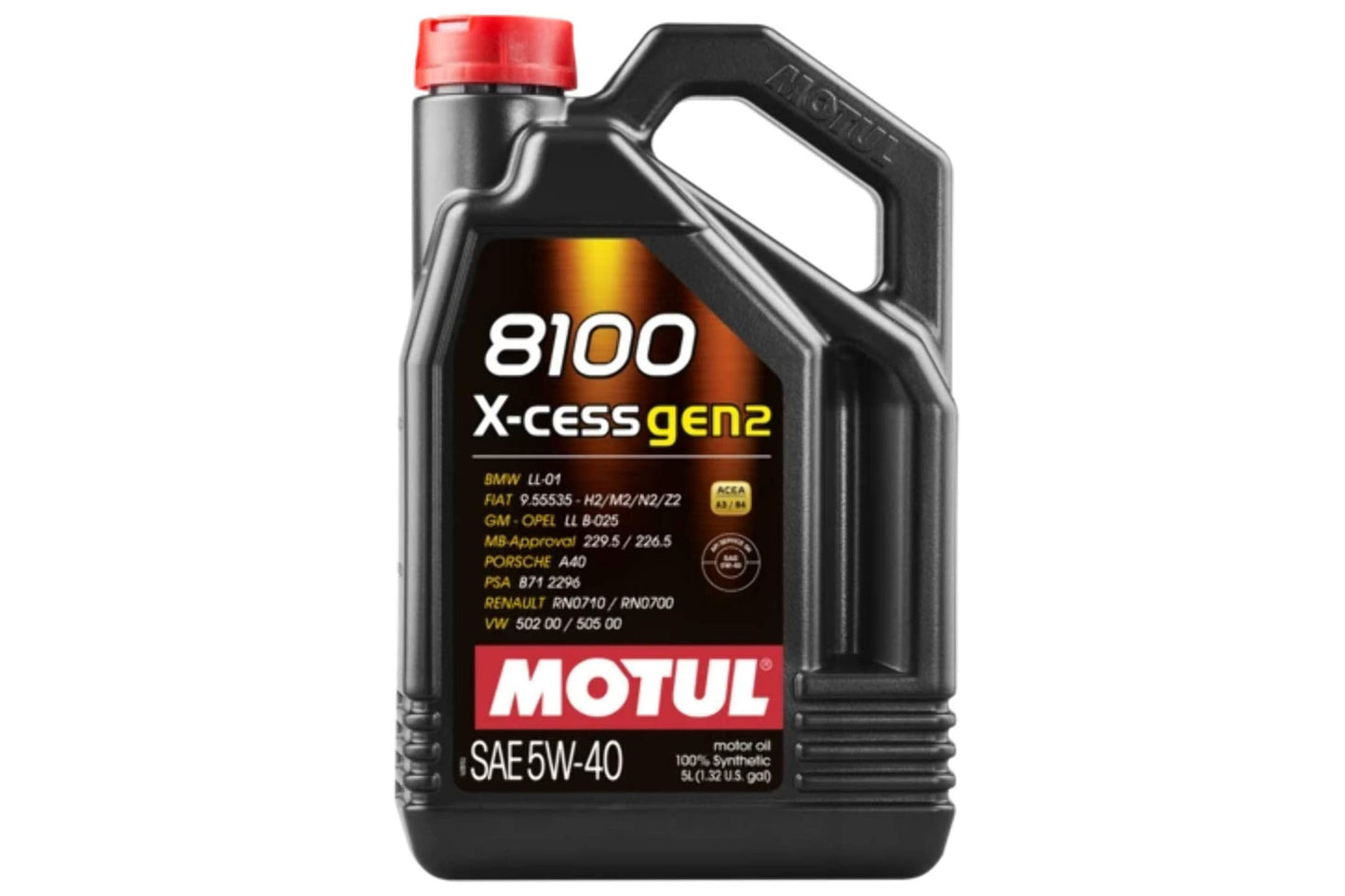Motul 8100 X-Cess 5W40 Engine Oil 5L - Universal