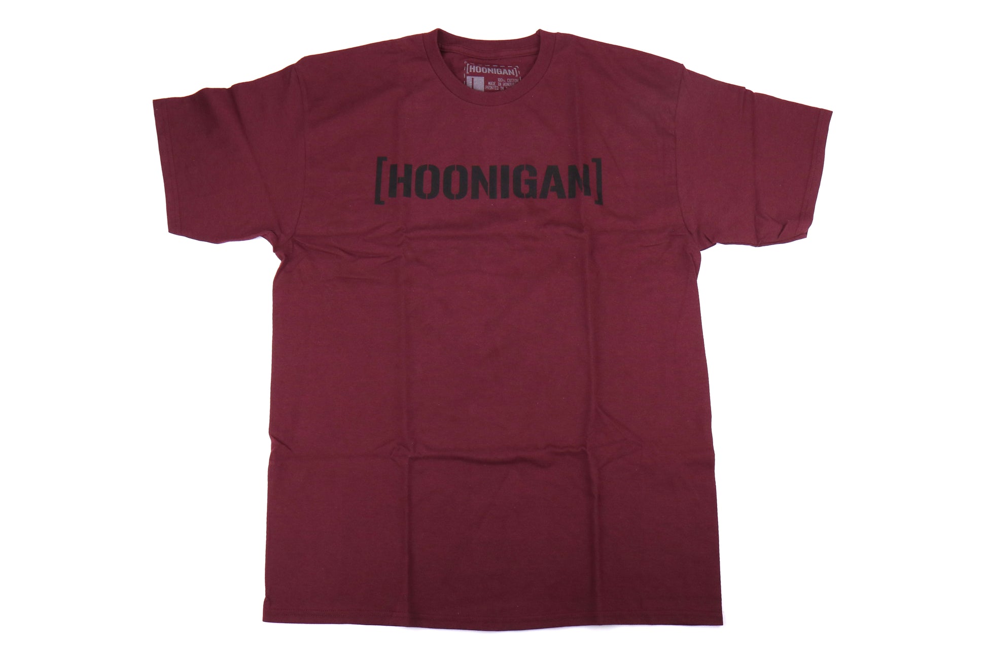 HOOHM210DSCB-BLK-L HOONIGAN DSC Censor Bar Short Sleeve Black Tee-Large,