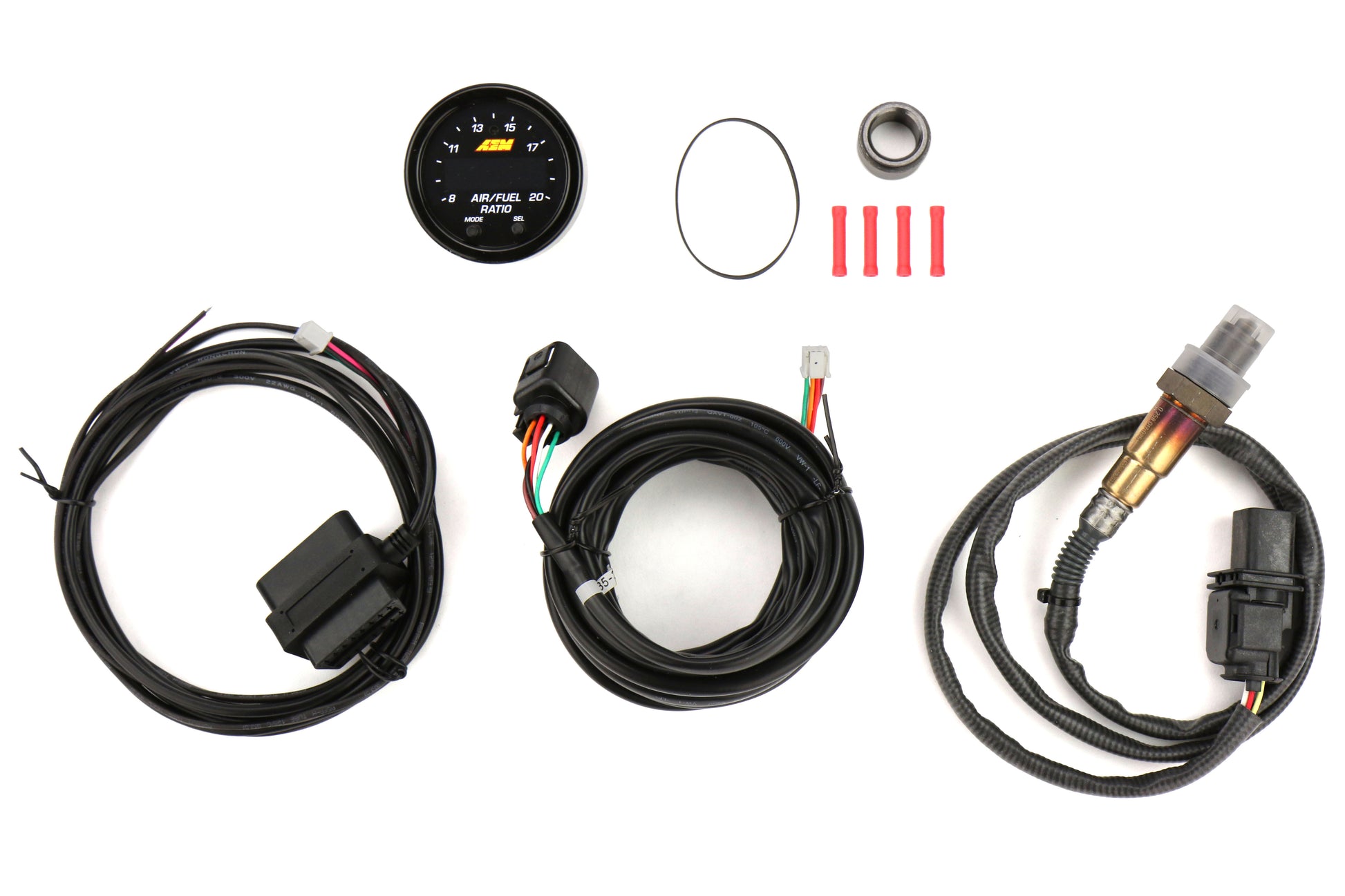 AEI30-0334 AEM Electronics X-Series Wideband AFR Gauge w/OBDII Connectivity - Universal,
