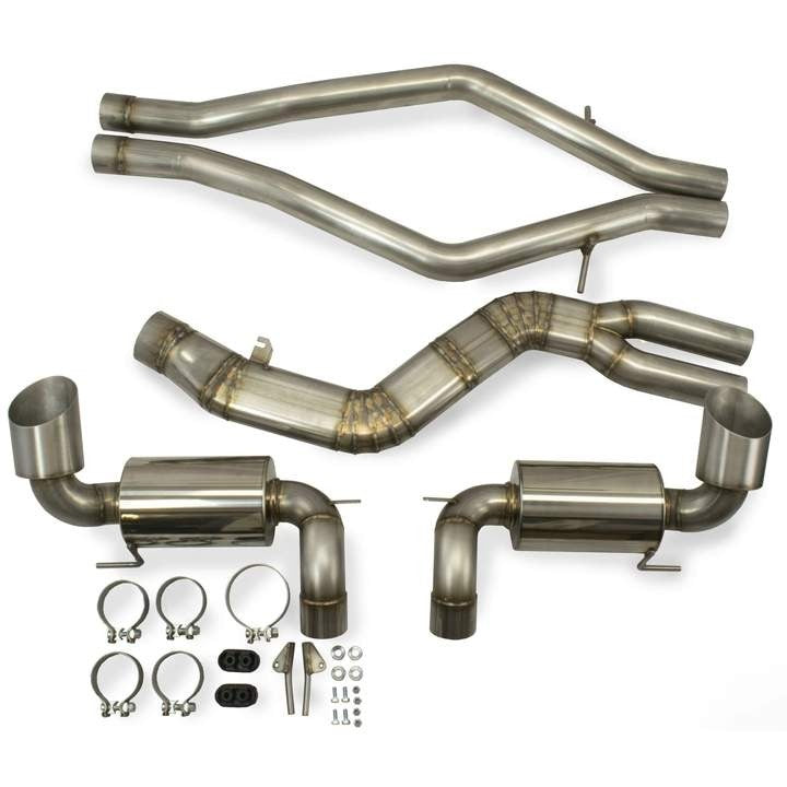 ETS900-20-EXH-006 ETS Catback Exhaust System - 2020 Supra-Factory/Stock Replacement Downpipe Connection - 3.15,