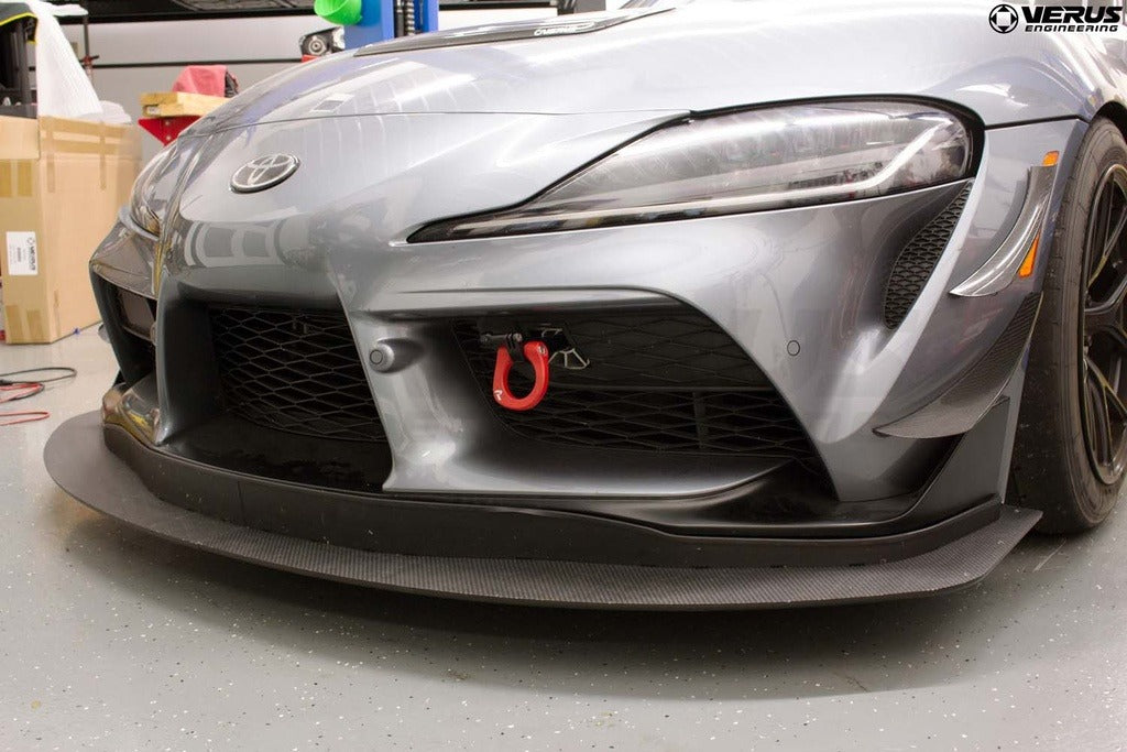 VERA0420A Verus Engineering High-Downforce Front Splitter Kit - 2020+ Toyota Supra,