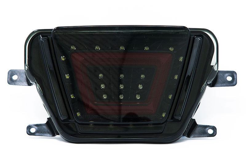 OLM V2 F1 Style Multifunction 4th Brake Light (Smoke Lens / Black Base / Red Bar) - 2020-2024 Toyota GR Supra