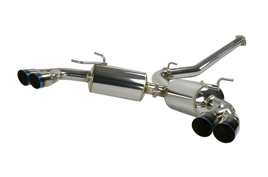 REMRK-C2076T-03T FT-86 SpeedFactory Remark Catback Exhaust - 2013-2016 FT86-Burnt Titanium Tips,