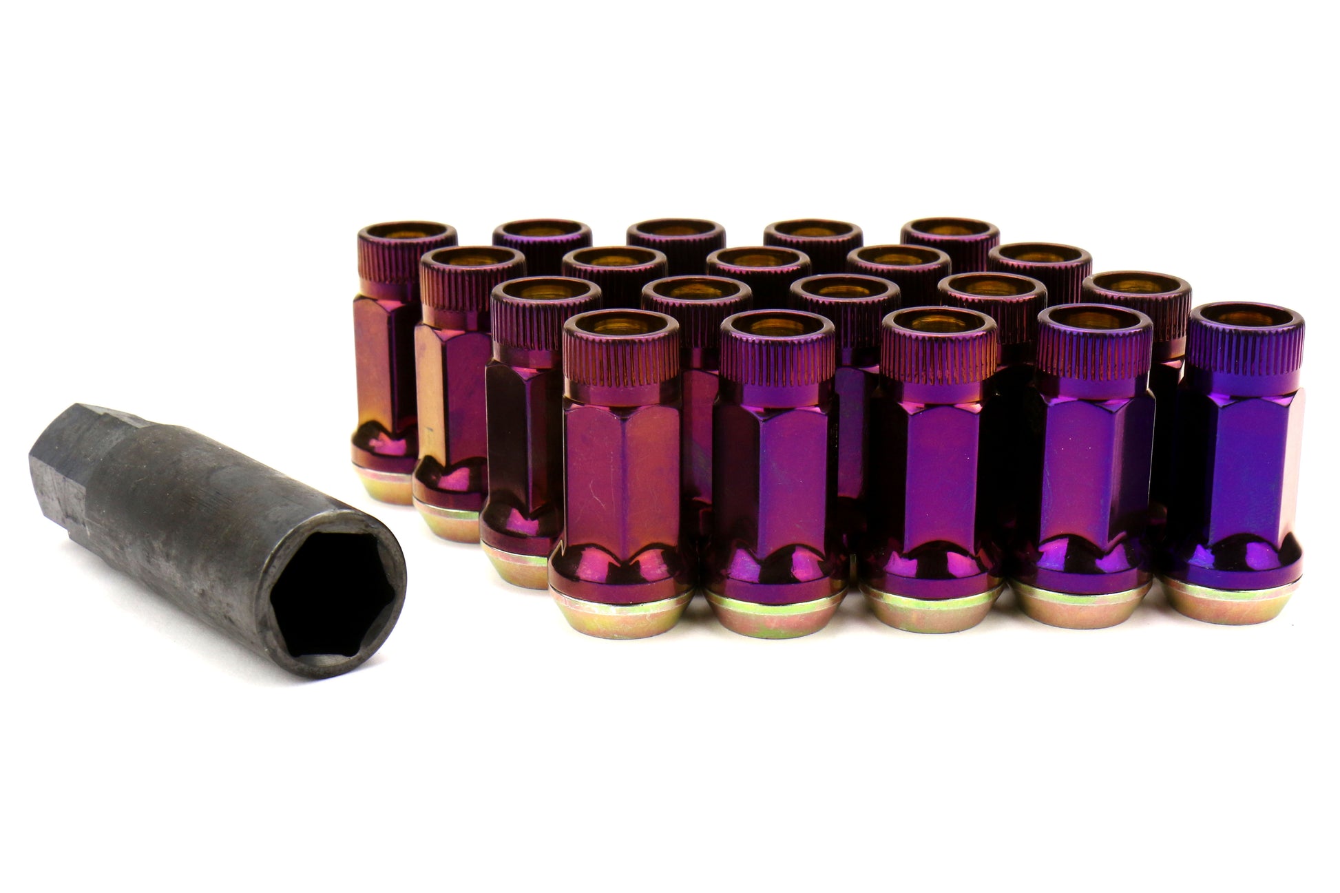 KIC32935RN Muteki SR45R Open Ended Lugs (Various Colors) - 2015+ WRX / 2015+ STI / 2013+ FT86 / 2014+ Forester-Burned Titanium Finish,