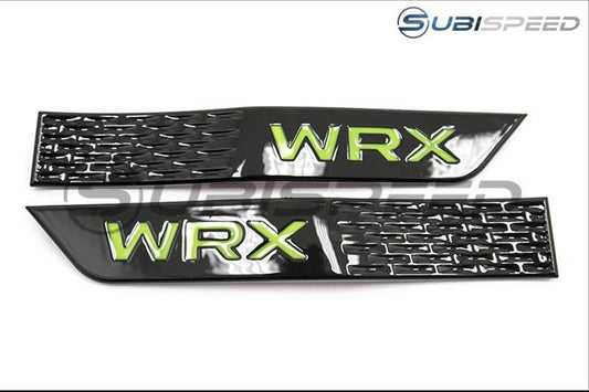 GCS Fender Emblems (Gloss Green) - 2015-2021 Subaru WRX / STI